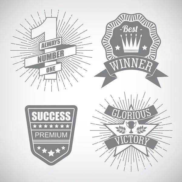 First place winner ribbon — Stock Illustration First place winner ribbon Vector Graphics