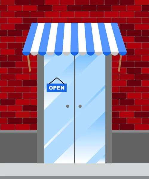 Butik eller marknaden illustration bakgrund — Stock vektor