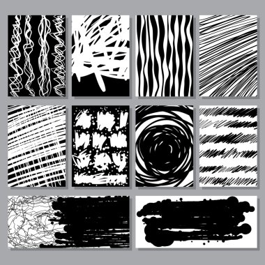 Soyut grunge textures collection