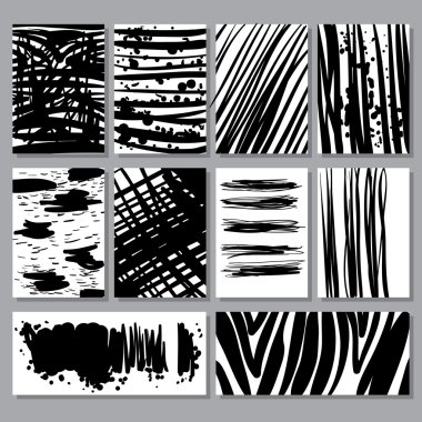 Soyut grunge textures collection