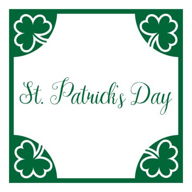 St Patricks Günü Yeşil yonca