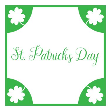 St Patricks Günü Yeşil yonca