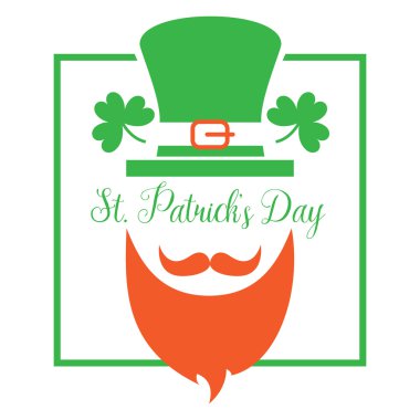 St Patricks Günü cin yeşil şapkalı