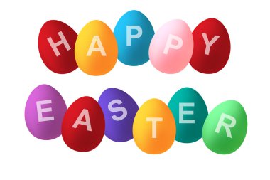 Mutlu Paskalya yortusu yumurta ayarla