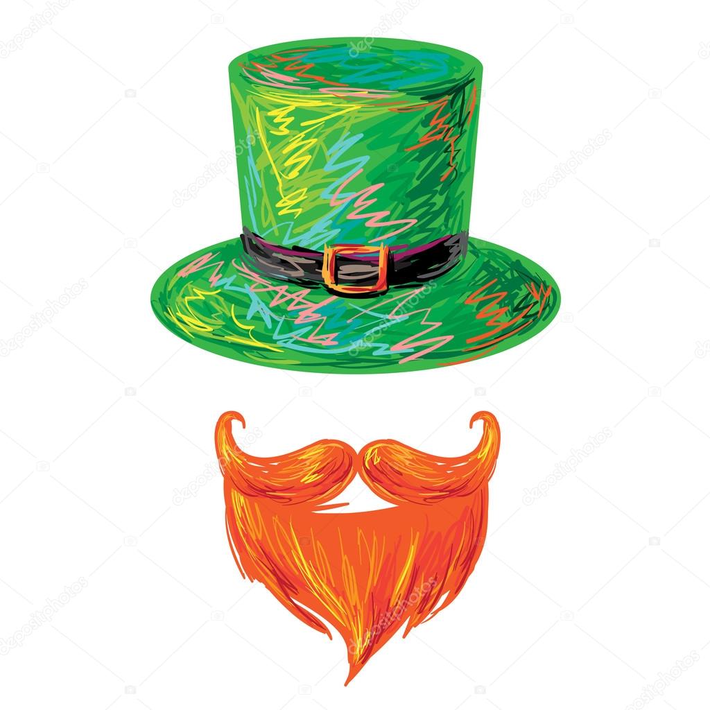 — Chapeau Artskvortsova Farfadet Image Avec ©99294508 Vert Vectorielle 13TKJlFc