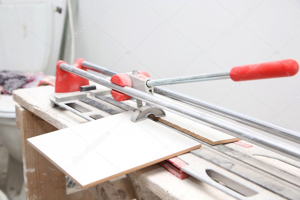 ceramic tile cutter with tile