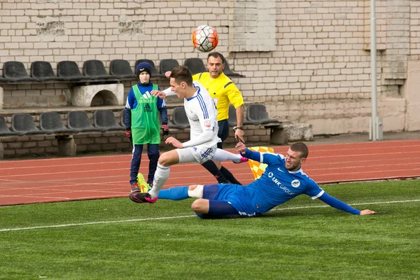 Aflevering van voetbalwedstrijd — Stockfoto