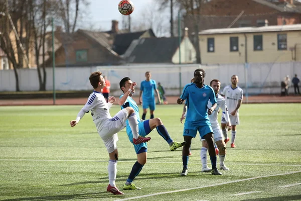 Aflevering van voetbalwedstrijd — Stockfoto