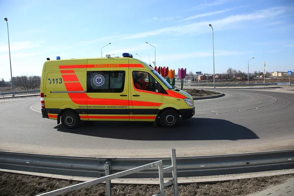 Ambulance car on the street — Stock Photo, Image