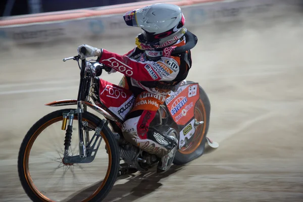 Speedway lovasok a pályán-Emil Saifutdinov — Stock Fotó