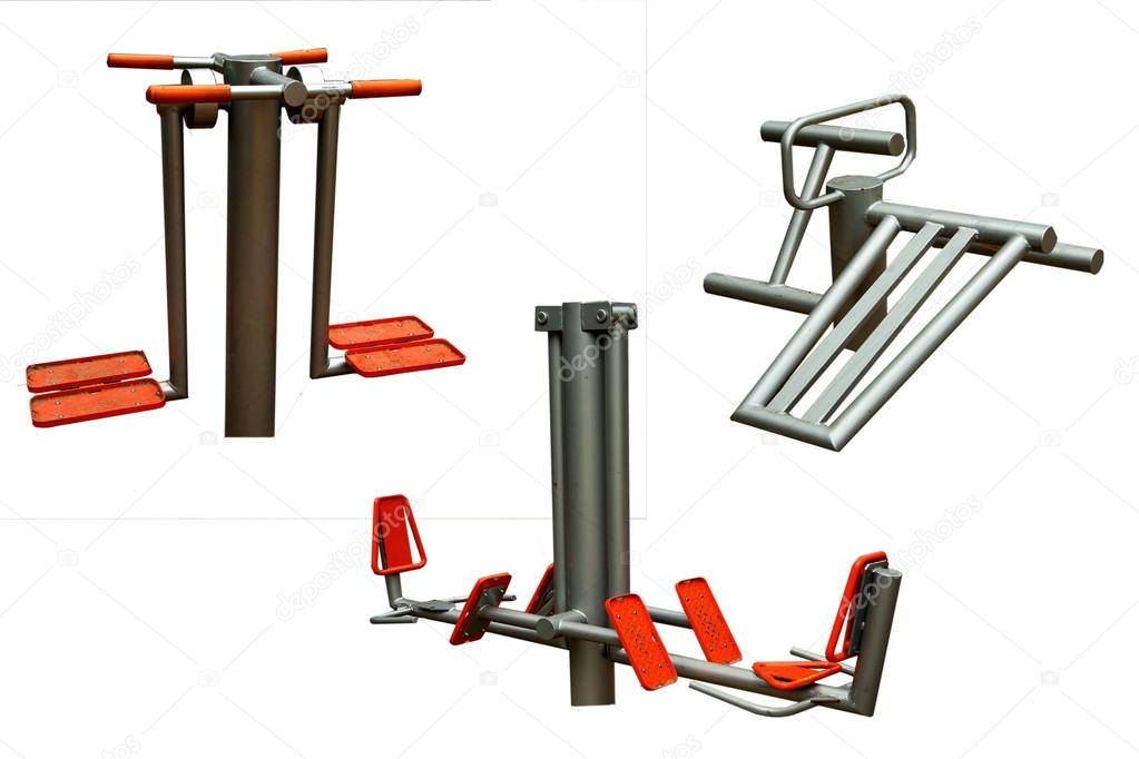 The outdoor fitness equipment