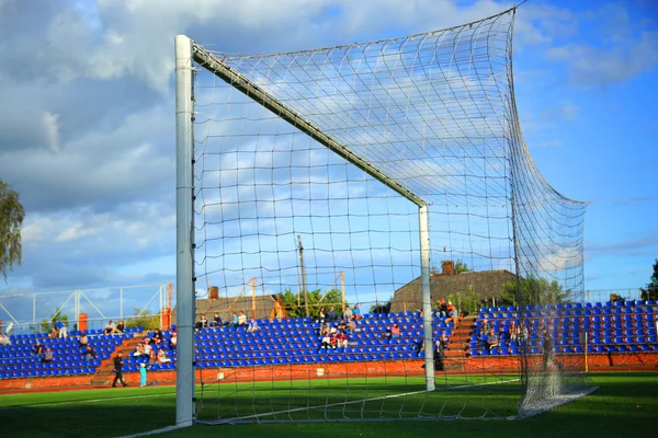 De voetbal-poort — Stockfoto