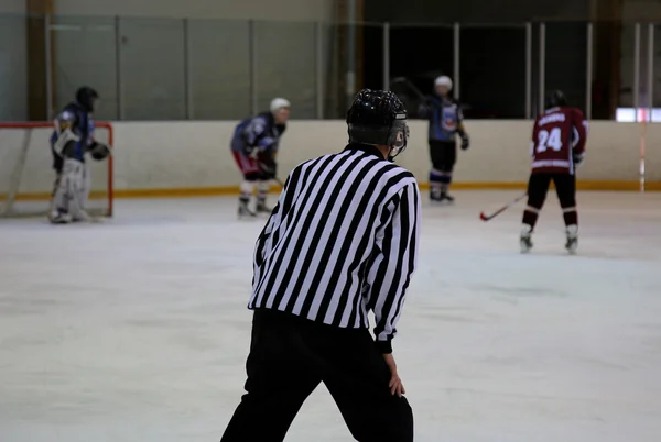 Arbitre de hockey sur glace — Photo