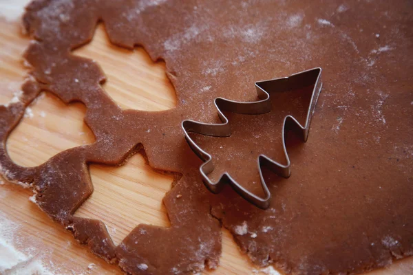 Pan de jengibre. Las galletas de Navidad —  Fotos de Stock