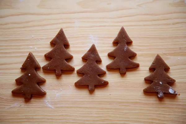 Pan de jengibre. Las galletas de Navidad — Foto de Stock
