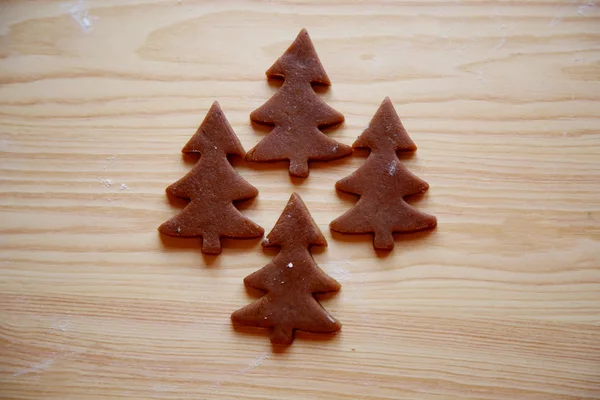 Pan de jengibre. Las galletas de Navidad — Foto de Stock