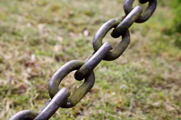 Fragment of of old chain — Stock Photo, Image