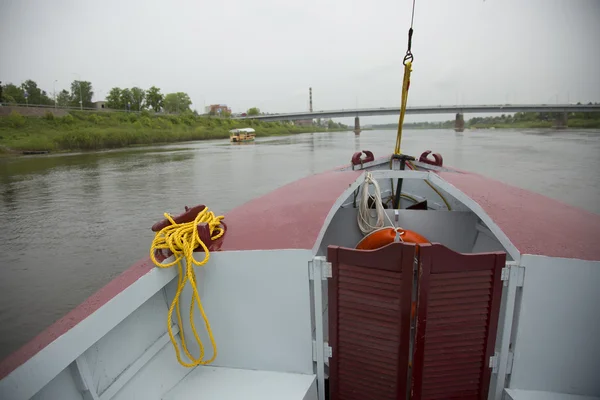 Vista del río desde el barco — Foto de Stock