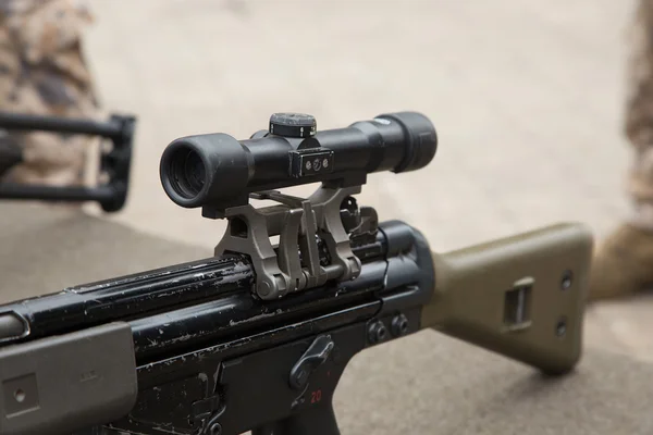 Mira óptica anexar para rifle — Fotografia de Stock