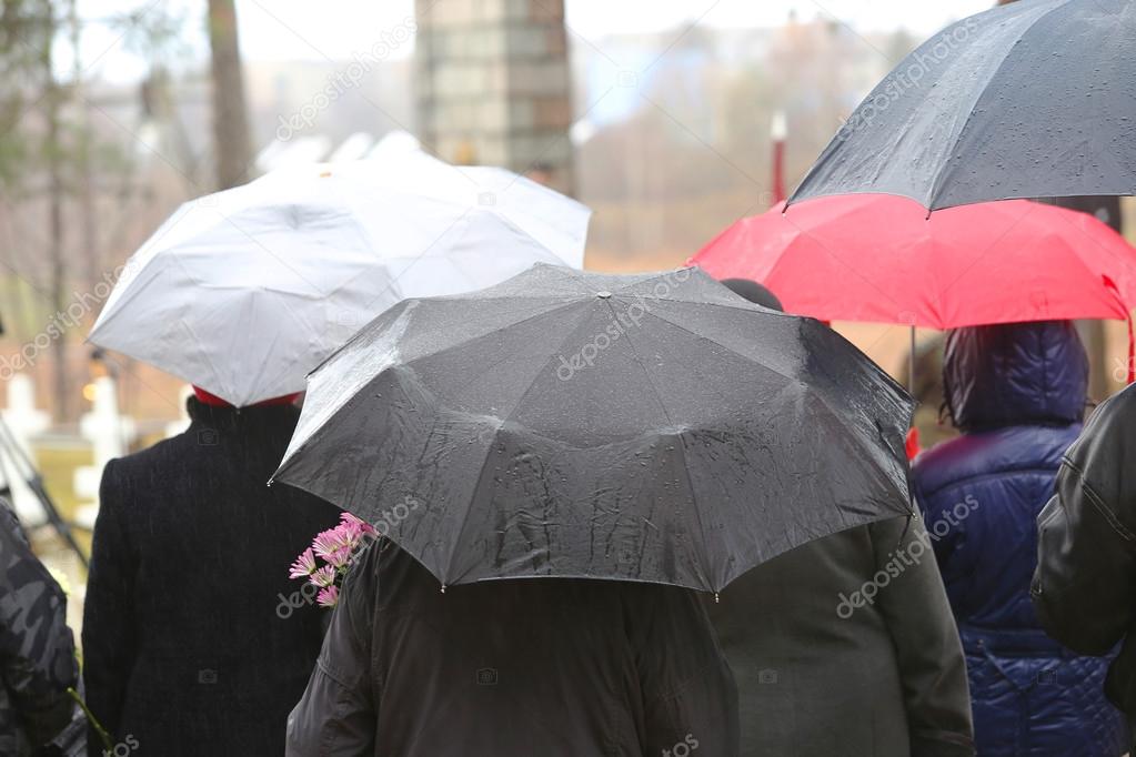 People under umbrella