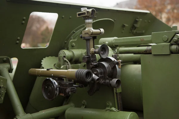 Mechanisme van een artillerie veld-gun — Stockfoto