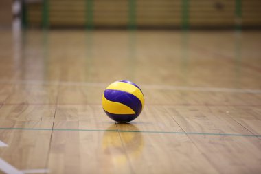 Voleybol topu yerde