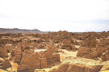 Eski şehrin kalıntıları.