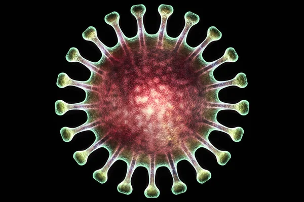 Illustrazione Coronavirus — Foto Stock