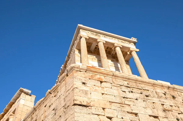 Ruins Ancient Greek Temple Columns — Fotografia de Stock