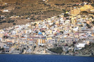 view of the city of island of Mediterranean sea