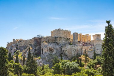 Yunanistan 'daki antik harabelerin manzaralı görüntüleri