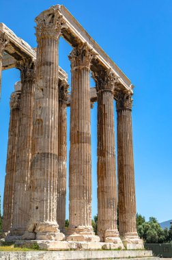 Yunanistan 'daki antik harabelerin manzaralı görüntüleri