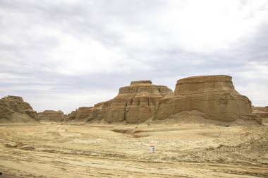 İsrail 'deki Negev çölünün güzel manzarası