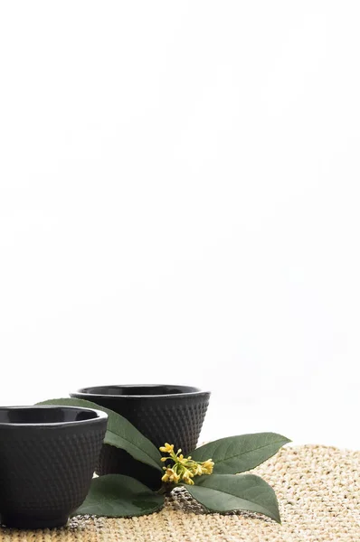 Grüner Tee Matcha Tee Tassen — Stockfoto