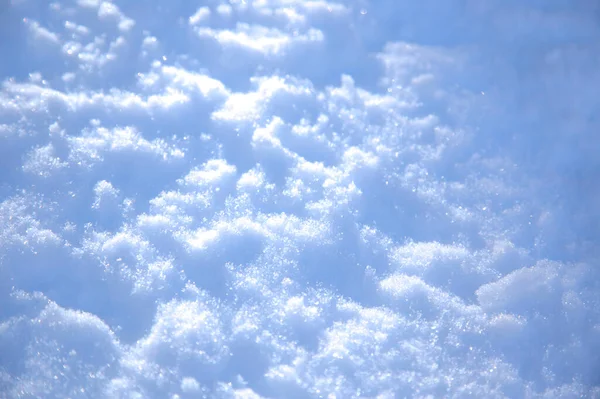 White Clean Snow Winter Background — Stockfoto