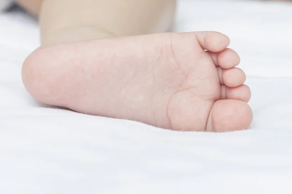 Baby Foot White Background — Stock Photo, Image