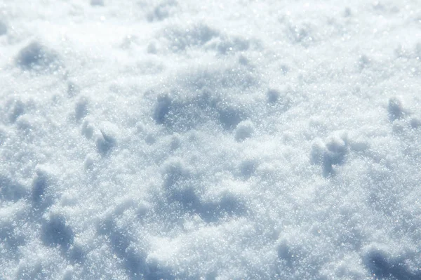 Sneeuwwitte Textuur Winterachtergrond — Stockfoto