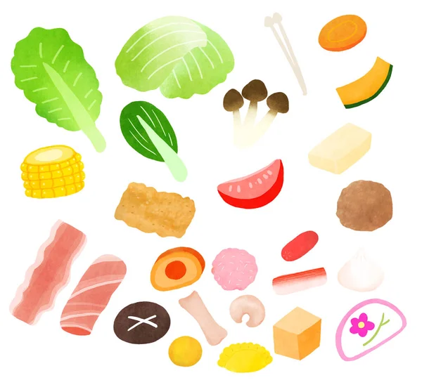 Illustration Japanese Food — Stock Photo, Image