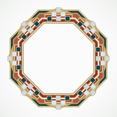 handmaded octahedron çerçevesinden Mozaik.