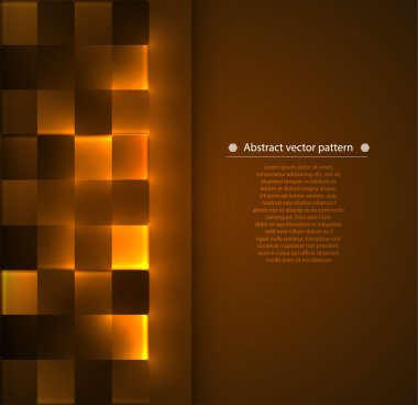 Aydınlatmalı soyut geometrik desen. aydınlatma