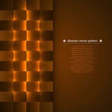 Aydınlatmalı soyut geometrik desen. aydınlatma