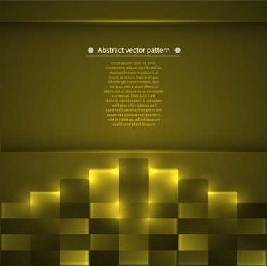 Aydınlatmalı soyut geometrik desen. aydınlatma