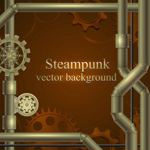 Ve kahverengi tonları tüplerde Retro arka plan