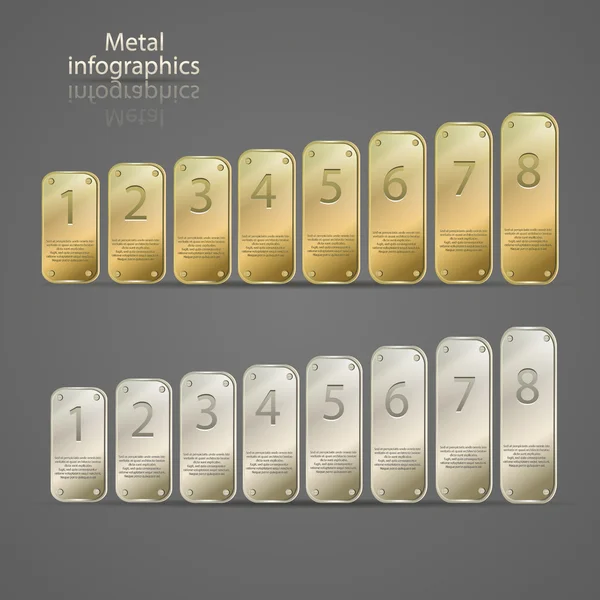 Infographics metal tarzı