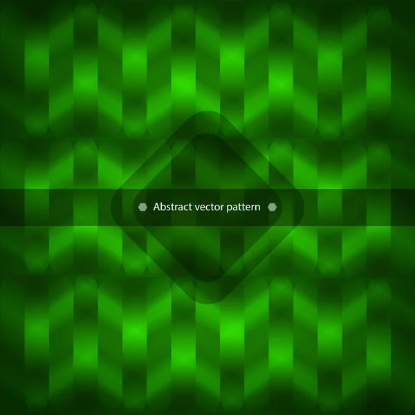 Fundo abstrato geométrico em tons de verde — Vetor de Stock