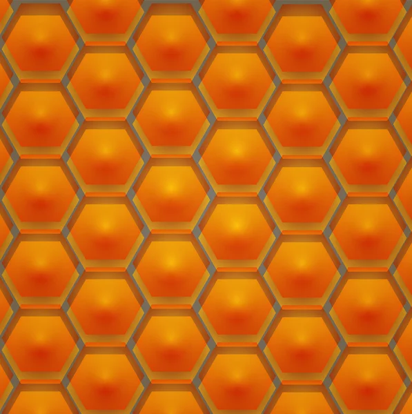 Un modèle d'hexagones — Image vectorielle