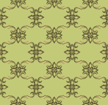 Retro pürüzsüz desen