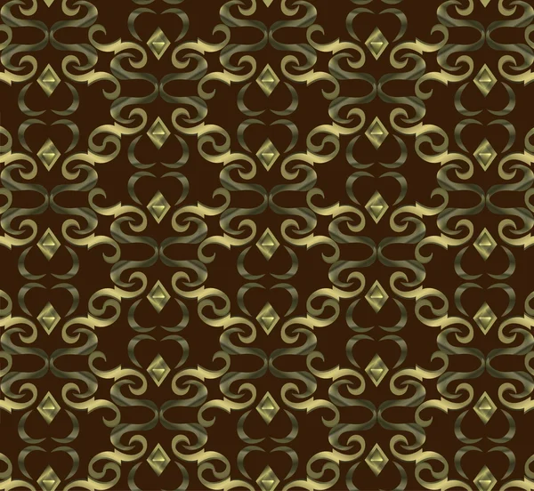 Vintage motif sans couture rétro — Image vectorielle