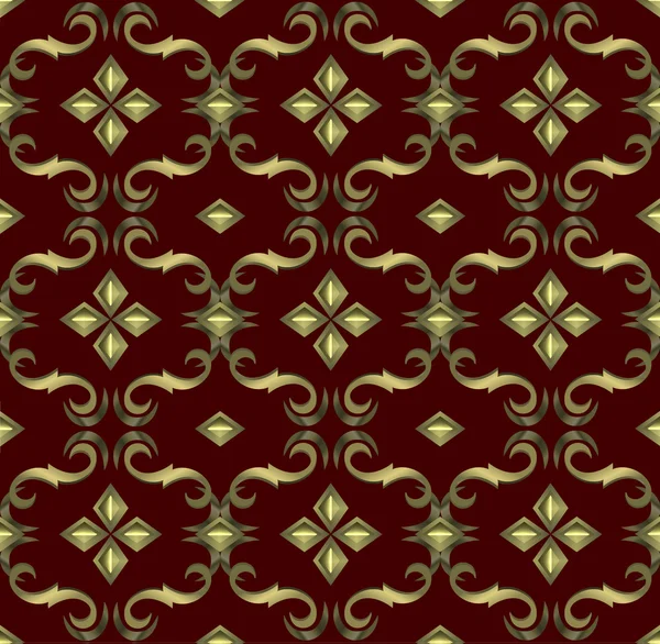 Vintage motif sans couture rétro — Image vectorielle