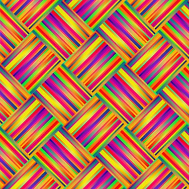 sorunsuz rainbow çizgileri ve şeritler, dikiş Tekstil arka plan